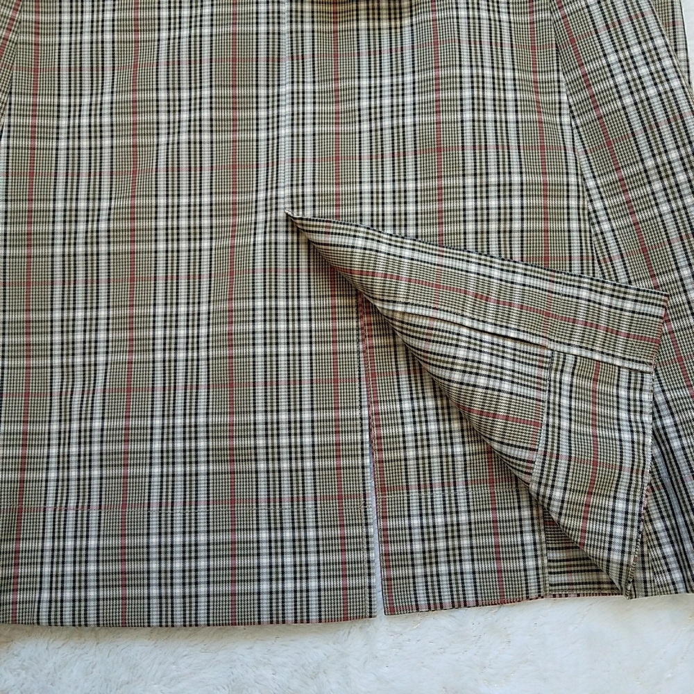 Caron Callahan Plaid Trench Coat — image 8 of 8